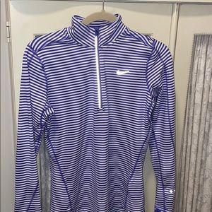 NIKE Dri-Fit Reflective Running quarterzip. Size S